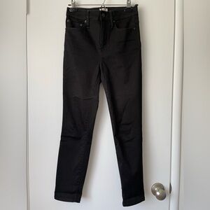 J. Crew Black Toothpick Women's Jeans, 25P, EUC
